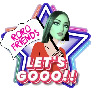 💋 emoji RORO CALLS by @Stickers_Machine Telegram sticker 9 of 15
