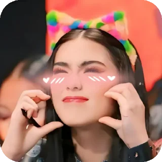 🥰 emoji Bini Mikha sticker by Bini Tin😂 Telegram sticker 22 of 65