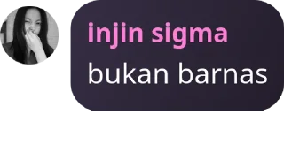 Sticker from injin imut bgt