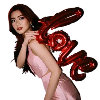 ❤ emoji Bini Mikha sticker by Bini Tin😂 Telegram sticker 20 of 65