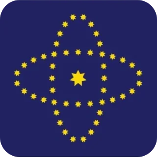 Sticker from New Federal State of China