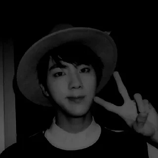⬛ emoji Seokjin @nsdnndjxjd Telegram sticker 6 of 25