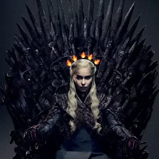 🔥 emoji @StickersWorld_Offl Emilia Clarke Stickers Telegram sticker 14 of 15