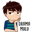 😟 emoji About Allen @tikelku Telegram sticker 22 of 40