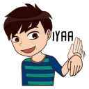 ⭕ emoji About Allen @tikelku Telegram sticker 19 of 40