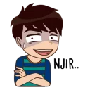 😒 emoji About Allen @tikelku Telegram sticker 11 of 40
