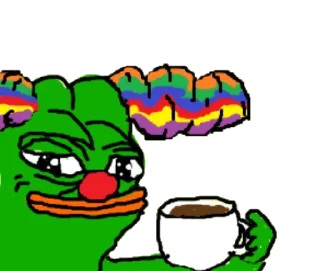 ☕ emoji Pepe Coffee | @CozyFocx Telegram sticker 15 of 30