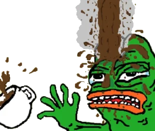 ☕ emoji Pepe Coffee | @CozyFocx Telegram sticker 20 of 30