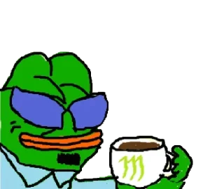 ☕ emoji Pepe Coffee | @CozyFocx Telegram sticker 10 of 30