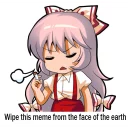 ❌ emoji Chinese Mokou Telegram sticker 20 of 58