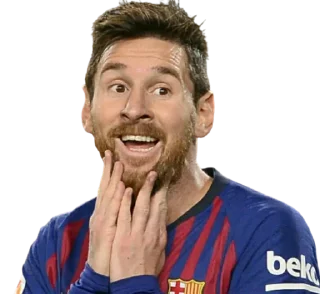 😂 emoji Lionel Messi @Stickersey Telegram sticker 9 of 45