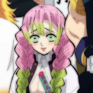 🎀 emoji Kanroji Mitsuri soft blur @lovepillarmitsuri Telegram sticker 1 of 27