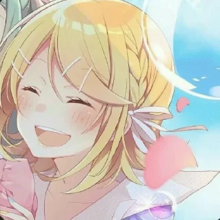 🧇 emoji Kagamine Rin — @StickerAnimePack Telegram sticker 19 of 120