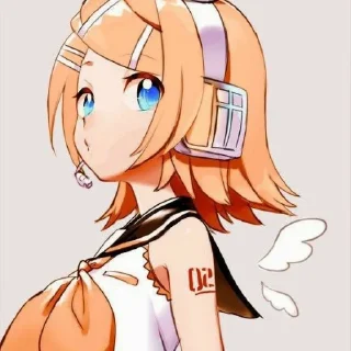 🧇 emoji Kagamine Rin — @StickerAnimePack Telegram sticker 23 of 120