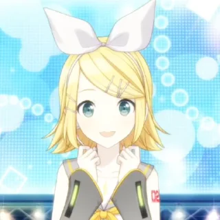 ⛅️ emoji ❍ Kagamine Rin - @tikelcity Telegram sticker 8 of 35