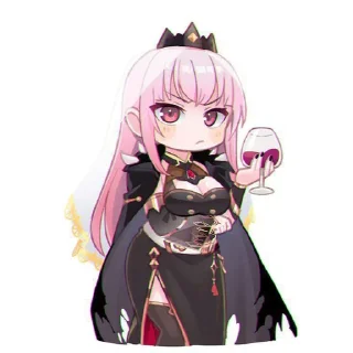 ⛓ emoji Mori Calliope🍷⛓ - @StickerAnimePack Telegram sticker 19 of 28