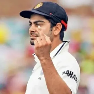 🖕 emoji Virat Kohli Telegram sticker 14 of 35