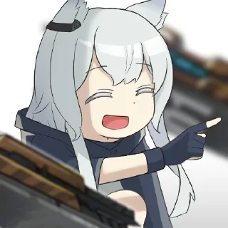 🐱 emoji 指人表情包 by @九雨QAme Telegram sticker 20 of 71