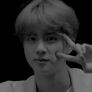 ⬛ emoji Seokjin @nsdnndjxjd Telegram sticker 21 of 25