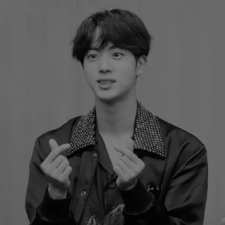 ⬛ emoji Seokjin @nsdnndjxjd Telegram sticker 17 of 25