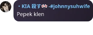 Sticker from KIA JDOH JOHNNY