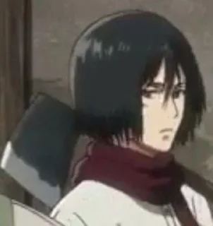 😭 emoji Mikasa Ackerman Telegram sticker 19 of 114