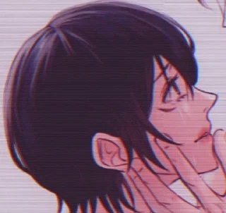 😭 emoji Mikasa Ackerman Telegram sticker 17 of 114