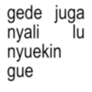 Sticker from silit lu ngangkang