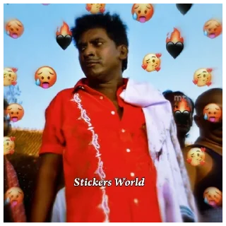 😢 emoji @stickersworld_offl Vadivelu Stickers Telegram sticker 18 of 20