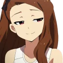 😏 emoji Anime reactions 1 Telegram sticker 17 of 120