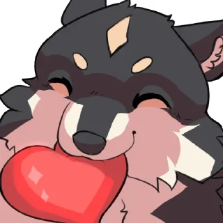 ❤️ emoji Zephyxus Twitch Emotes Telegram sticker 4 of 77