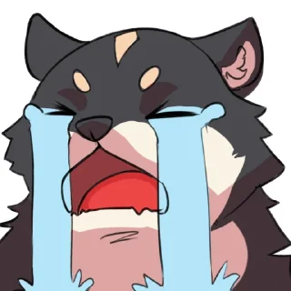 😢 emoji Zephyxus Twitch Emotes Telegram sticker 22 of 77