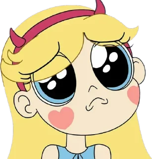 🥺 emoji Star Butterfly ➜ @AnimeStickersIndo Telegram sticker 8 of 25