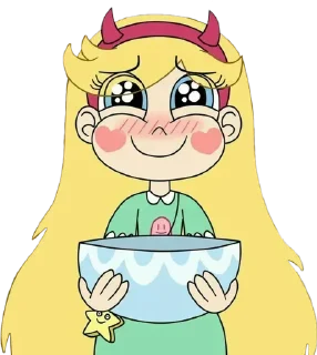 🥰 emoji Star Butterfly ➜ @AnimeStickersIndo Telegram sticker 10 of 25