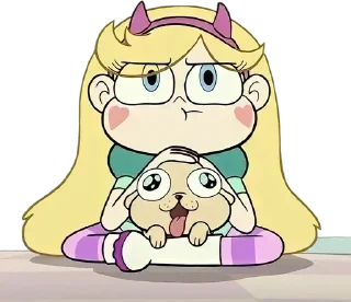 🤔 emoji Star Butterfly ➜ @AnimeStickersIndo Telegram sticker 19 of 25
