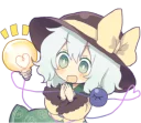 ❤ emoji 東方Projectこいしちゃんオンリースタンプ Telegram sticker 12 of 40