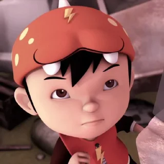 🚲 emoji @lilbebekuromi : Boboiboy % Telegram sticker 10 of 35