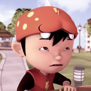 🚲 emoji @lilbebekuromi : Boboiboy % Telegram sticker 13 of 35