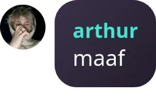 🖤 emoji arthur gtg Telegram sticker 14 of 39