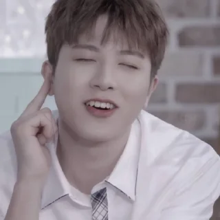 😌 emoji Junghwan，@stickernct. Telegram sticker 21 of 45