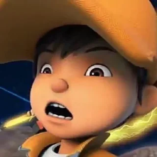 😔 emoji BOBOIBOY Telegram sticker 7 of 29
