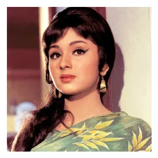 Sticker from Old Indian beauty