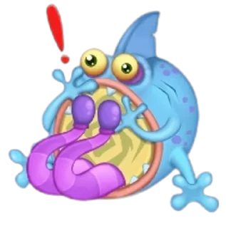 😱 emoji My Singing Monster Telegram sticker 17 of 30