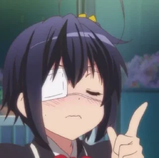 😢 emoji Stiker rikka takanashi Telegram sticker 15 of 16