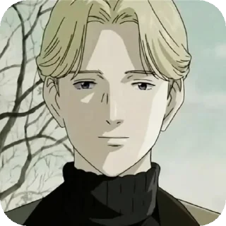 😈 emoji Johan Liebert Telegram sticker 9 of 16