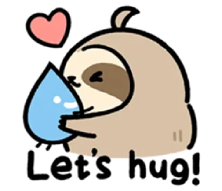🤗 emoji crown the sloth | @cutestickers4you Telegram sticker 10 of 24
