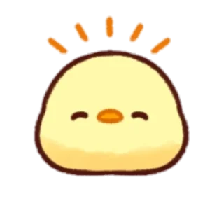 Sticker from cute chick Emoji