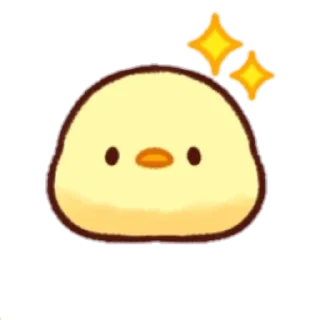 Sticker from cute chick Emoji