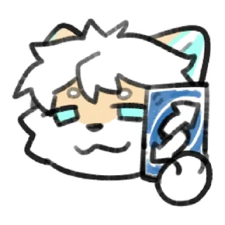😜 emoji 香草冰激凌 Telegram sticker 17 of 43