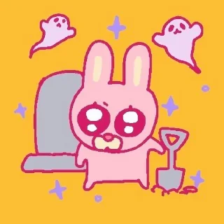 Sticker from 兔子秀珍 更多贴纸 @riridoafflinks